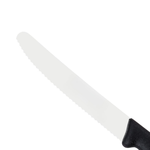 Cuchillos Profesionales para Carne con Mango Negro de Agarre Cómodo y Hoja de Acero Inoxidable Dentada para Restaurantes y Corte de Carne - Product Image 4