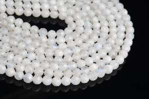 Perles de pierre de lune arc-en-ciel de 4-5 mm, qualité supérieure, pierres précieuses naturelles, facettées, rondes, en vrac, lot en gros - Product Image 4