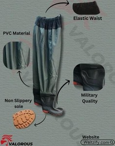 รองเท้าบูททรงยาวสำหรับชาวนาแบบไม่มีสายรัดรอบเอว - Product Image 2