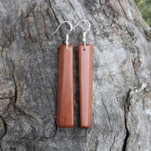 Pendientes de Madera Natural Hechos a Mano, Joyería Ecológica y Ligera, Accesorios para Mujer, Venta al Por Mayor Global de Artículos de Joyería - Product Image 3