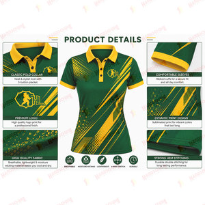 Camisetas Polo de Doble Costura para Trabajo, Estilo Clásico, Diseño Increíble, Camiseta Polo con Impresión Personalizada para Mujer - Product Image 5