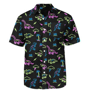 เสื้อเชิ้ตพิมพ์ลายทรอปิคอลสำหรับผู้ชาย ขายส่งจำนวนมาก ปี 2026 เสื้อเชิ้ตพิมพ์ลายลำลองคุณภาพสูงสำหรับผู้ชาย แขนสั้น จากโรงงานโดยตรง - Product Image 3