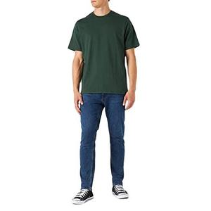 เสื้อยืดคัสตอมแบบไม่จำกัดเพศ สไตล์ลำลอง ผ้าคอตตอนหนา 100% แบบเรียบ ไหล่ตก ทรงหลวม โอเวอร์ไซส์ สำหรับผู้ชาย - Product Image 2