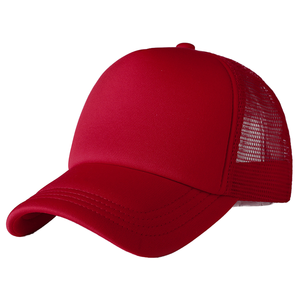 Gorra Trucker Roja de Malla, 6 Paneles, Ajustable, Unisex, Casual, 100% Acrílico, Bordada, para Primavera/Verano 2027 - Product Image 2