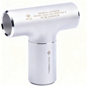 Tubería de Reducción en T de Acero Inoxidable de Alta Presión Fabricada en Vietnam, ASME B169 ASA403 304 304L 316 316L BSPT NPT, de Media a Doce Pulgadas - Product Image 2