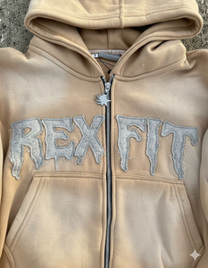 Sweats à capuche les plus demandés par les clients, haute qualité, vente en gros, logo brodé effet vieilli, streetwear, faible MOQ, sweats à capuche zippés effet délavé soleil - Product Image 5