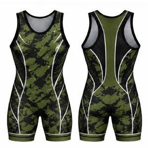 Combinaison de lutte de haute qualité, uniforme d'équipe personnalisé, vêtements de lutte athlétique pour hommes, équipement d'entraînement et de compétition - Product Image 2