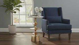 Room Essential Modern Coffee <b>Table</b> With <b>Marble</b> Top Midcentury Design Living Room Furniture Decorative Accent <b>Table</b> - Product Image 3