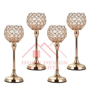 Grand bougeoir votif en cristal pour décorations de mariage, prix de gros, en métal, grand bougeoir votif en cristal - Product Image 6