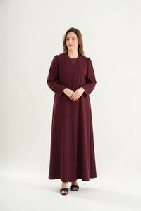 Moda Coreana 2026, Abaya Nida Estilo Dubái, Ropa Islámica Tradicional y Modesta para Mujeres Musulmanas, Venta al por Mayor, Prendas de Boutique de Longitud Completa - Product Image 2