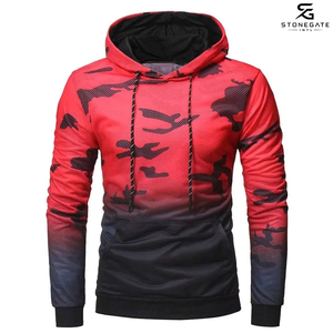 Sweat à capuche pour homme 100 % coton écologique, impression par sublimation, vêtements de sport personnalisés, tenue de sport, hiver 2026 - Product Image 1