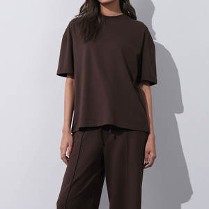 T-shirt pour femmes tendance de haute qualité, décontracté, à manches courtes, en coton/polyester, respirant, séchage rapide, personnalisable - Product Image 6