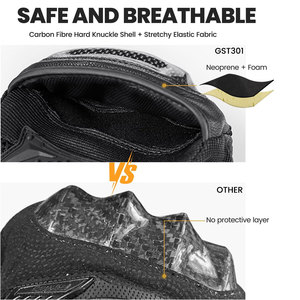 Gants en cuir de motocross pour hommes, best-sellers, design optimal, prix bas, gants en cuir pour moto pour hommes - Product Image 2