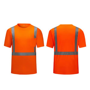 Camisa de Seguridad de Calidad Premium, Ropa de Trabajo Reflectante, Camisa Ligera y Transpirable, Talla Regular, Camisa Reflectante de Alta Visibilidad - Product Image 5