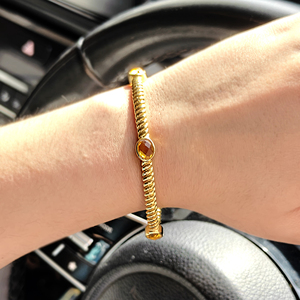 Best seller women jewelry oval cut citrine quartz gold plated cuff <b>bracelet</b> brass 18k gold plated unisex wear jewelry <b>bracelets</b> - Product Image 4