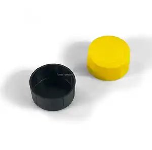 Factory 48.3mm Black or Yellow Scaffold Rebar Cap Construction Material Plastic Rebar Caps Scaffolding Tube Safety Caps