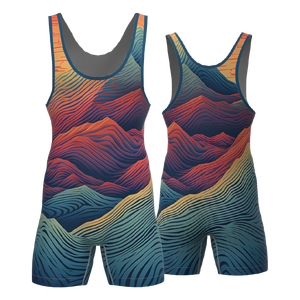 Custom Made Spandex Polyester New Style Powerlifting Sports Clothing <b>Wrestling</b> Suit MMA <b>Singlet</b> - Product Image 5