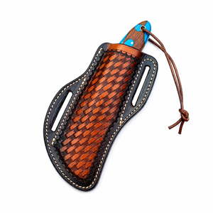 Couteau en acier Damas à lame pointue, manche en bois de résine, épaisseur de la lame 4 mm, longueur totale personnalisable (jusqu'à 8 pouces), pour survie DIY - Product Image 3