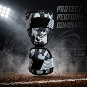 Protector de Codo Extendido Trqsons Special Customize Digital Dominate, Color Gris Camuflaje, con Correa Única para la Antebrazo - Product Image 1