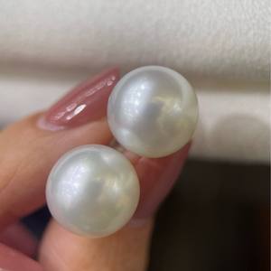 Pendientes de Plata S925 con Perlas Naturales de Agua Dulce de 5-6 mm para Mujer, Incrustaciones de Lujo de Concha Madre con Pequeñas Perlas - Product Image 4