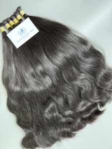 Meilleur choix os droit en vrac cheveux 100% vietnamien cheveux humains soyeux pas emmêlé vague bouclés meilleure qualité grand Stock en gros - Product Image 4