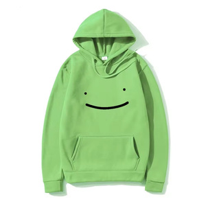 เสื้อฮู้ดสีขาวแบบยูนิเซ็กซ์ พิมพ์ลายหน้ายิ้ม ผ้าฝ้ายเฟรนช์เทอร์รี่ ทรงโอเวอร์ไซส์ สวมใส่สบายๆ สำหรับฤดูใบไม้ร่วง - Product Image 3
