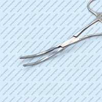 Pince DeBakey en gros, à anneau courbé en S, pour occlusion vasculaire, réutilisable, instruments chirurgicaux cardiovasculaires CE