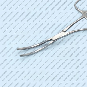 Pinza DeBakey Bulldog al por mayor, con mango curvo en S, para oclusión vascular, reutilizable, instrumentos quirúrgicos cardiovasculares, CE - Product Image 2