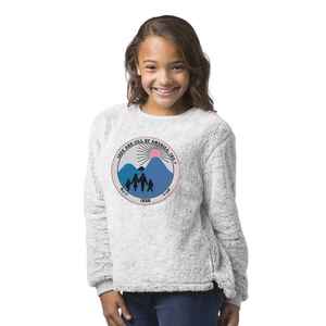 Sudadera con Logotipo de Peluche para Niñas Jack and Jill, Sudadera de Felpa Sherpa de Manga Larga, Cálida y Acogedora para Invierno, Top Juvenil de Moda - Product Image 2