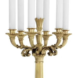 Centre de table de mariage de luxe, porte-bougie, collection d'accessoires d'événement haut de gamme, décoration intérieure contemporaine moderne, décoration de la maison - Product Image 4