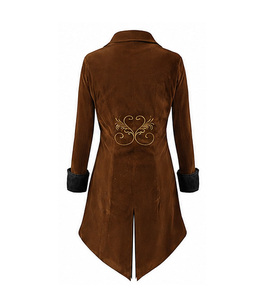 Disfraz de Halloween para Adultos, Frac Victoriano Medieval, Estilo Steampunk, Pirata, Príncipe, Gótico, Renacentista, Fantasía, Cosplay, OEM - Product Image 2