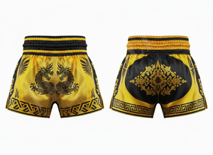 กางเกงขาสั้นมวยไทยขาสั้นปักโลโก้เอง - Product Image 6