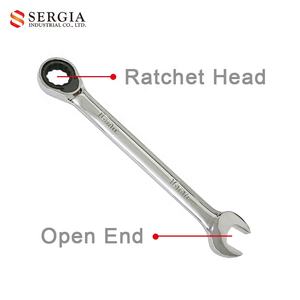 Clé combinée à cliquet à Double extrémité et extrémité ouverte de haute qualité, 12 pièces - Product Image 3