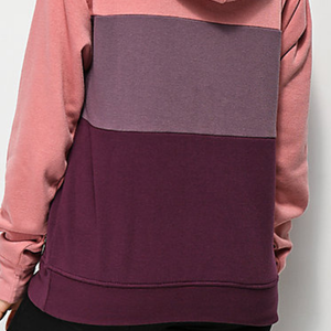 Nouveau sweat à capuche pour femme, respirant, séchage rapide, 100 % coton molletonné, manches longues, imprimé color block, brodé, avec cordon de serrage, grande taille - Product Image 5