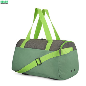 Green Oxford Cloth Duffel Bag With <b>Adjustable</b> <b>Strap</b> For Hiking And Camping Outdoor Use All Seasons wear - Product Image 1