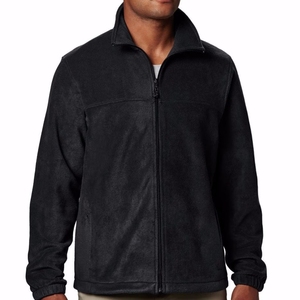 Veste polaire pour homme en polyester, à capuche ample, avec poche zippée, en sherpa épais et chaud, à contraste de couleurs - Product Image 4