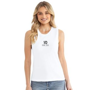เสื้อกล้ามผู้หญิงพรีเมียมสำหรับงานเทศกาล ใส่ลำลอง ออกกำลังกาย แฟชั่นฤดูร้อน เสื้อแขนกุด พร้อมโลโก้สั่งทำ รับผลิตแบบ OEM - Product Image 1