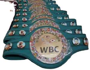 เข็มขัดแชมป์มวยปล้ำแบบปรับแต่งได้ เข็มขัดยกน้ำหนัก เพาะกาย ฟิตเนส ออกกำลังกาย ยิม ศิลปะการต่อสู้ เข็มขัดคาราเต้ - Product Image 1