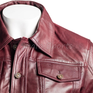 Wholesale Price Custom Inside <b>Pockets</b> Design Real Leather <b>Jacket</b> ot Selling Good Quality Made In Best Material <b>Jackets</b> - Product Image 3