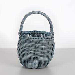 Panier à fleurs en rotin, paniers tressés décoratifs, conteneur à fruits, prix abordable, conteneurs de présentation pour cadeaux - Product Image 1