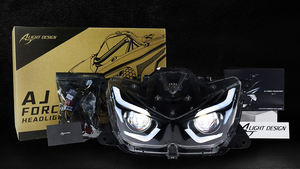 Système d'éclairage de moto JLIGHT DESIGN, phare avant à double faisceau, blanc naturel, fonction de bienvenue, Yamaha Force, feux de jour - Product Image 4