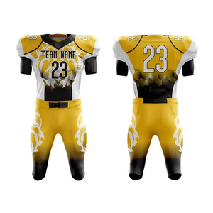 Custom Football Player Uniforms Breathable Polyester Football Gear Factory Direct Bulk Production - Product Image 6