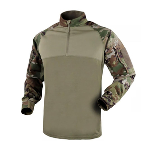 Camisas de Uniforme Táctico Personalizadas para Hombre 2026, Manga Larga, Ligeras, de Alta Calidad, Mezcla de Algodón y Poliéster, Camuflaje - Product Image 5