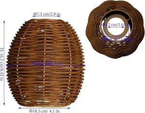 Pantalla de Lámpara Decorativa de Bambú y Ratán para Iluminación Interior, Venta al por Mayor, Fabricada por KingCraftViet - Product Image 4