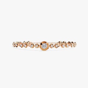 Round Brilliant Cut Diamond Bezel Setting <b>Bracelets</b> 14K Gold Plated Moissanite Diamond <b>Bracelet</b> Trendy Tennis <b>Bracelet</b> For Women - Product Image 2