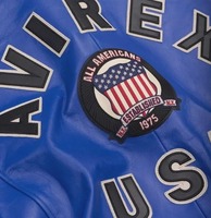 Veste en cuir d'aviateur Avirex USA pour homme, noire, modèle B3 RAF, veste bomber en cuir noir, fabrication artisanale, style vintage américain