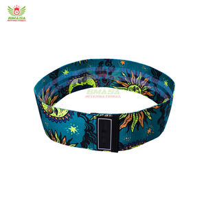 ชุดยางยืดออกกำลังกายสำหรับบริหารสะโพกผู้หญิง แบบวงกลม กว้าง กันลื่น สำหรับออกกำลังกายกล้ามเนื้อก้น ทำจากโพลีเอสเตอร์คุณภาพสูง - Product Image 6