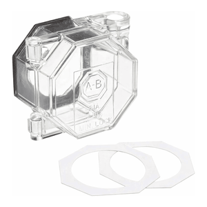 Cache-bouton de sécurité Brady pour boutons d'arrêt d'urgence industriels - Product Image 1