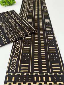 Tela de Algodón 100% con Estampado de Cera Ghana Premium para Ropa de Niñas, Bolsos, Manualidades y Batik - Product Image 2