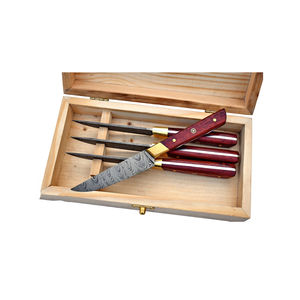 Cuchillos para carne de acero de Damasco de espiga completa, de calidad premium - Product Image 1